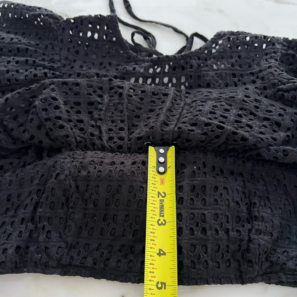 URBAN OUTFITTERS BLACK COTTON CROP TOP SIZE S - Picture 7 of 12
